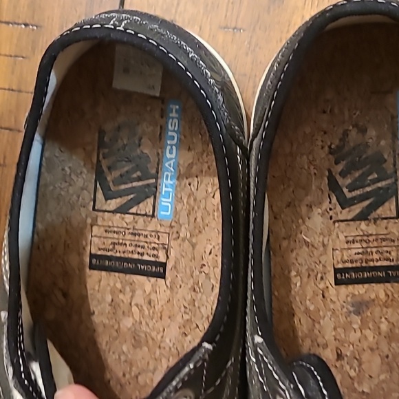 Vans Off the Wall Mens Sneakers Color Green/Black Palm Cork Insole Size 10.5 - Picture 7 of 7